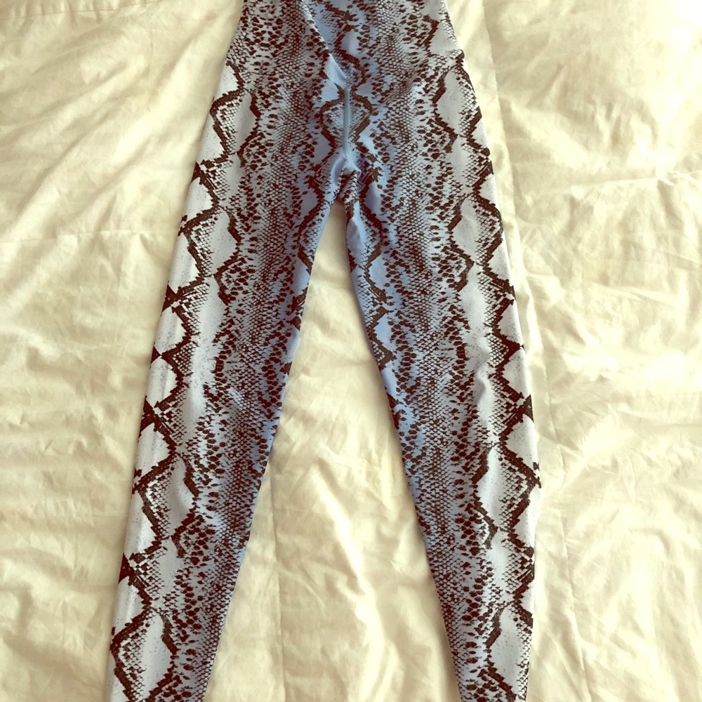 Beach Riot snakeskin print leggings